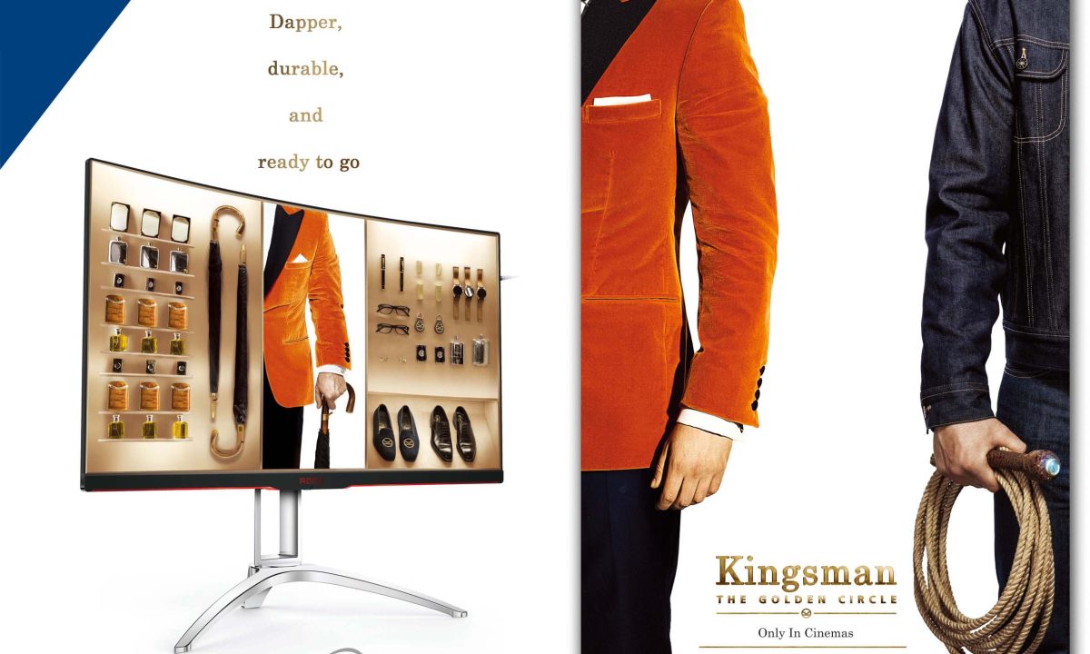 AOC Bekerjasama dengan Twentieth Century Fox Film Mempromosikan Kingsman The Golden Circle