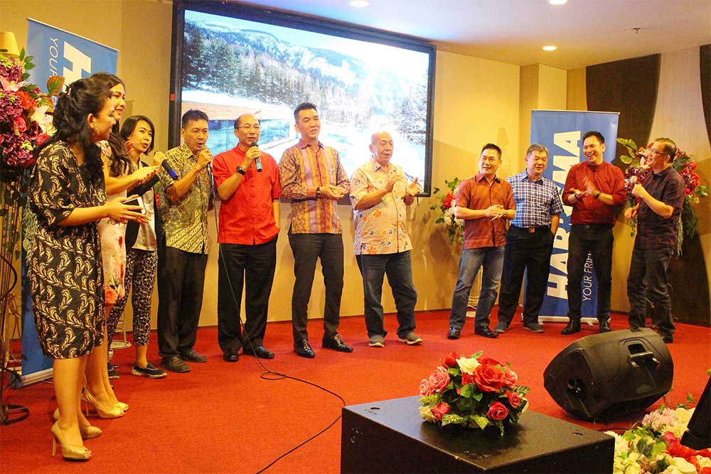 Kebersamaan Harrisma dengan Partner di Chinese New Year Dinner 2018