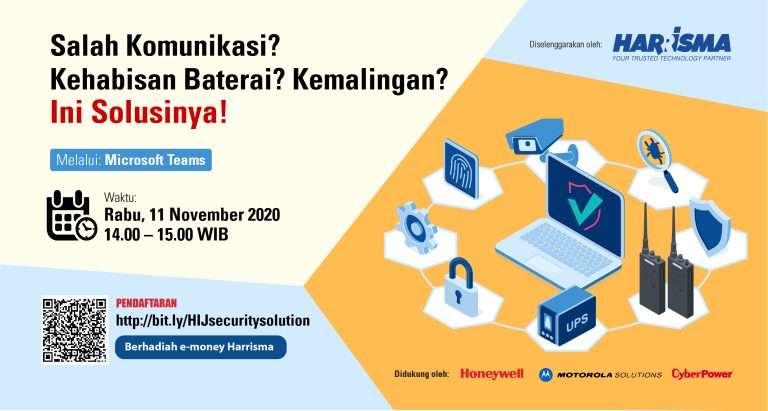 Webinar: Salah Komunikasi? Kehabisan Baterai? Kemalingan? Ini Solusinya!