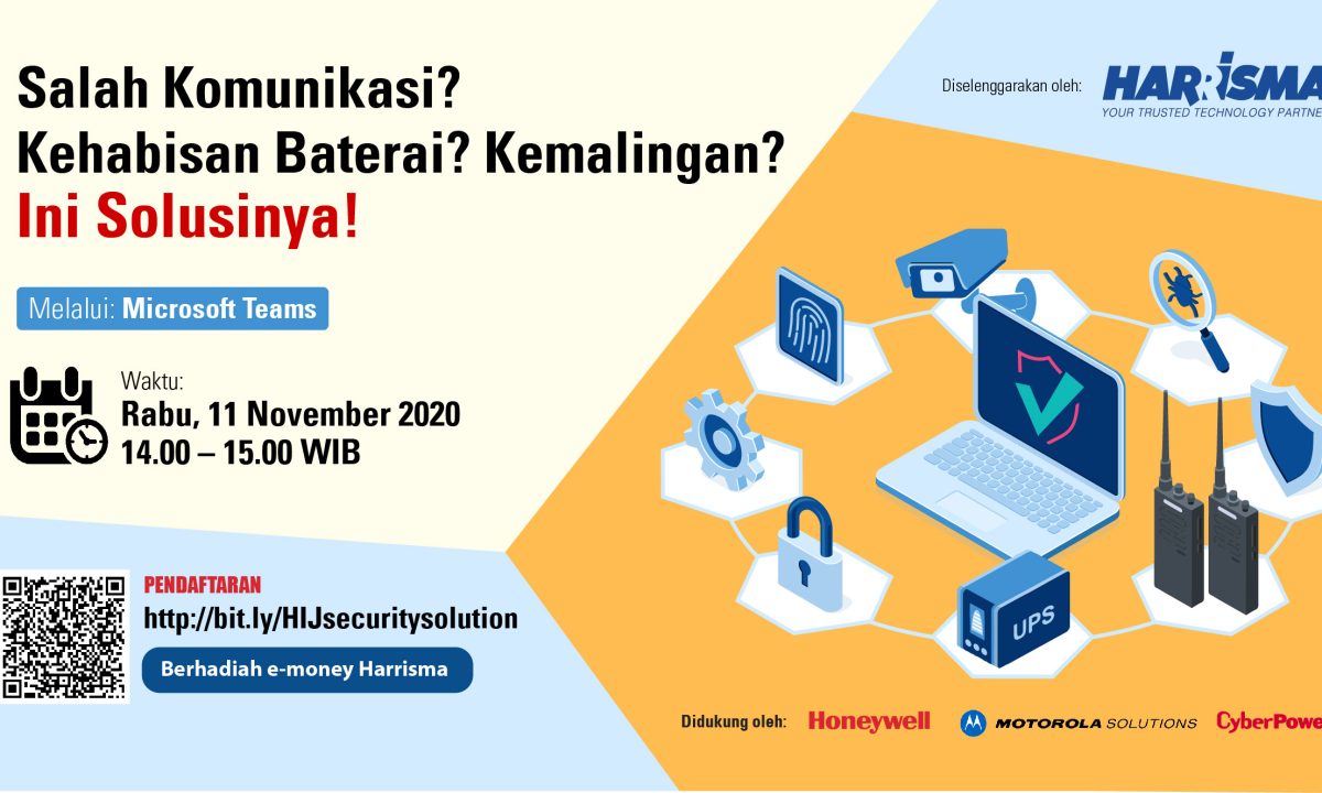 Webinar: Salah Komunikasi? Kehabisan Baterai? Kemalingan? Ini Solusinya!