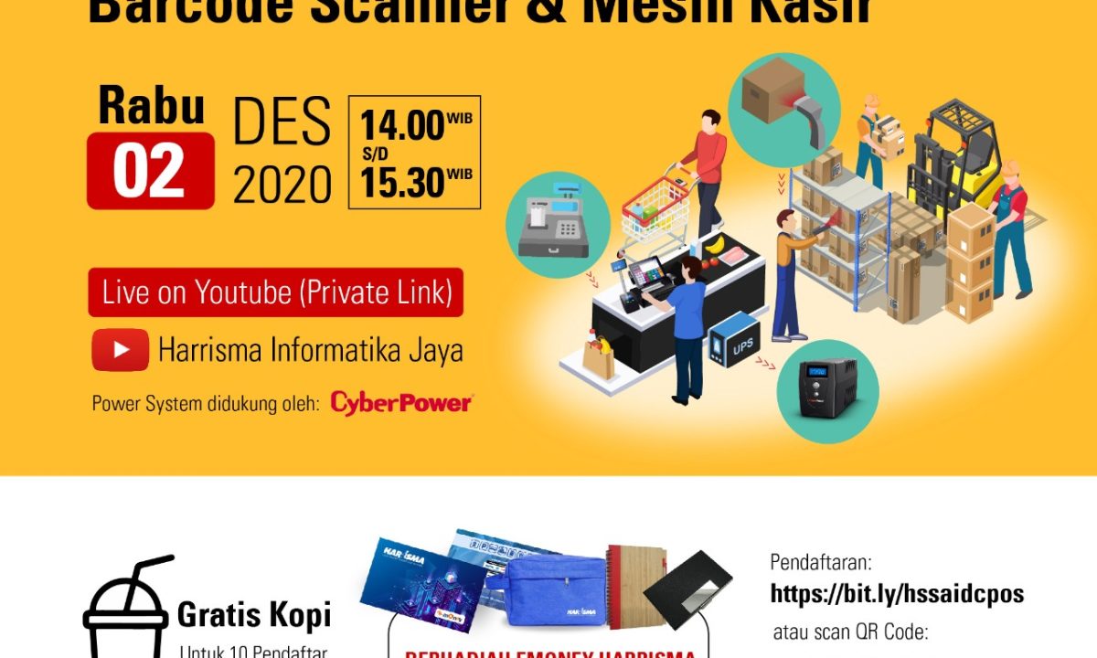 Ngopi sambil Ngulas: Barcode Scanner & Mesin Kasir