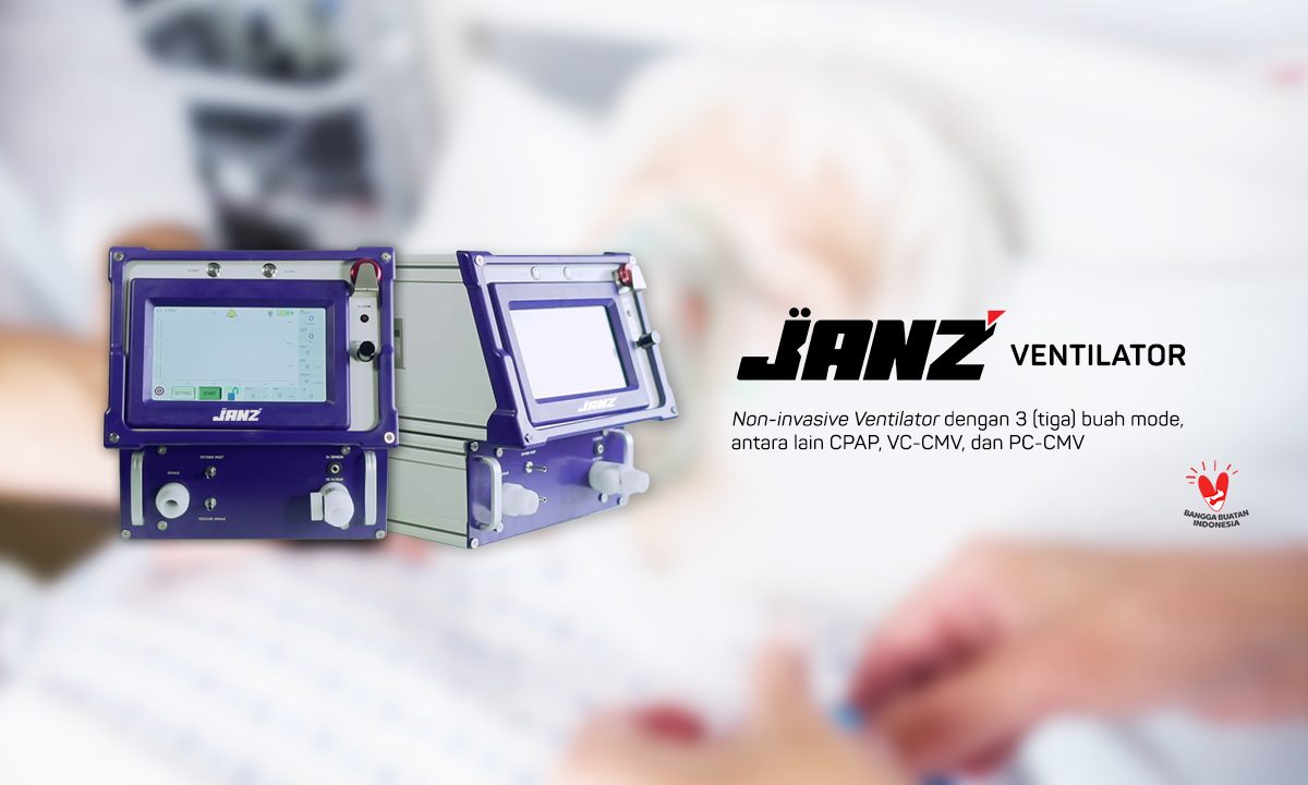 JANZ Ventilator ICU Karya Anak Bangsa