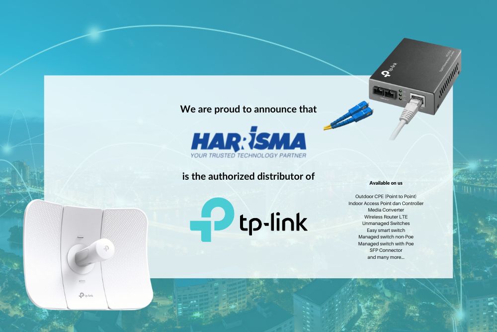 TP-Link Kini Didistribusikan oleh Harrisma