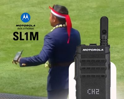 HT Motorola SL1M Jadi Partner, Seskab Teddy Joget “Tabola Bale” di Istana