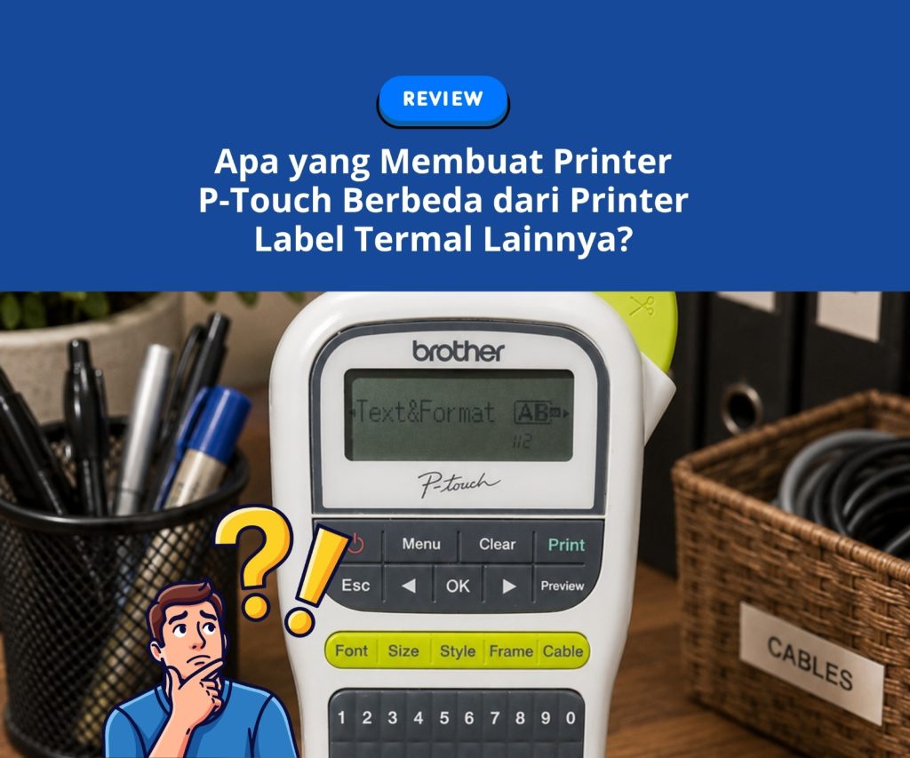 Apa yang Membuat Printer P-Touch Berbeda dari Printer Label Termal Lainnya?