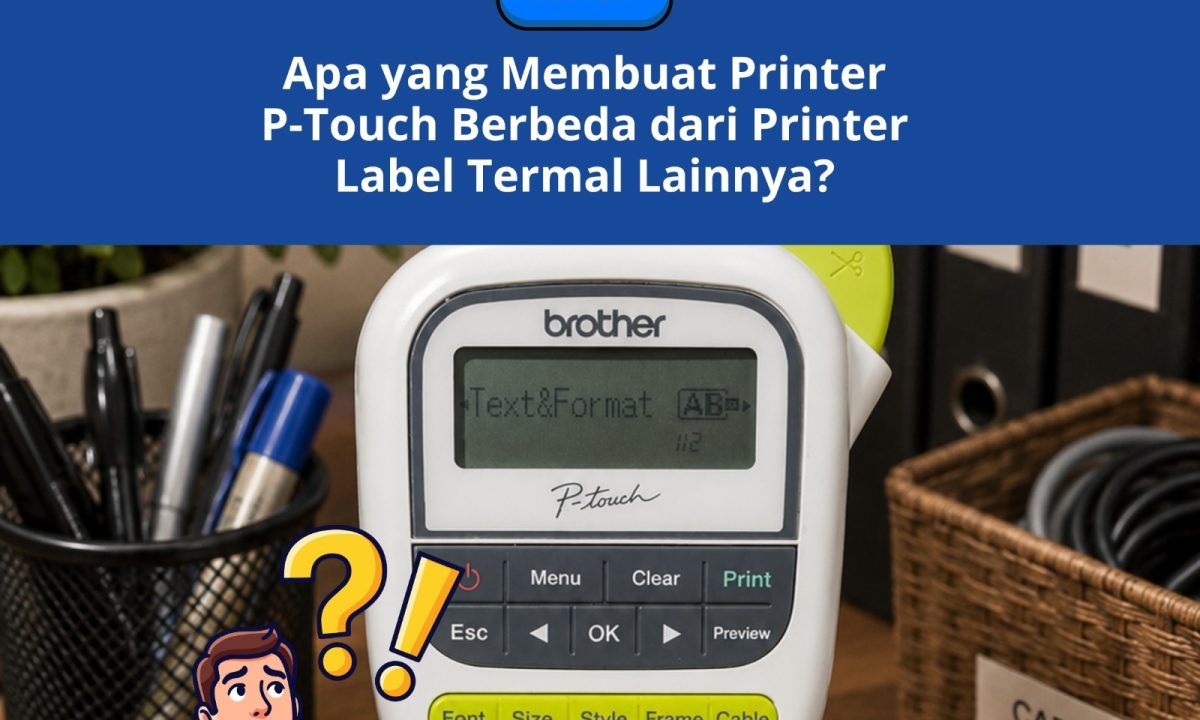 Apa yang Membuat Printer P-Touch Berbeda dari Printer Label Termal Lainnya?