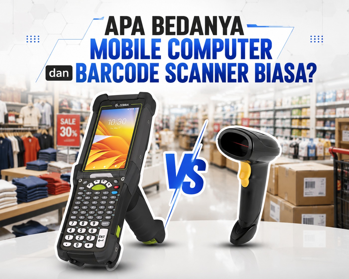 Apa Bedanya Mobile Computer dan Barcode Scanner Biasa?