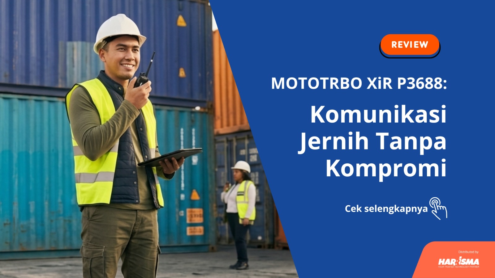 Motorola XiR P3688: Komunikasi Jernih Tanpa Kompromi